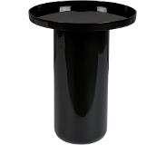 Zuiver | Bijzettafel Shiny Bomb aluminium zwart 40x40x50 cm bijzettafels | NADUVI