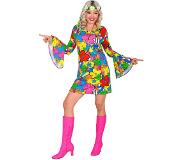 Finidi Hippie jurkje disco bloemen jaren 70 dames