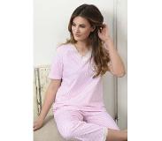 Ringella Gestipte roze pyjama katoen