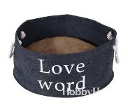 Pets Collection kattenmand Dia 40 x 18 cm vilt grijs/bruin