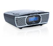 Auna Dreamee DAB+ radiowekker CD speler DAB+/FM CD-R/RW/MP3 AUX retro zwart