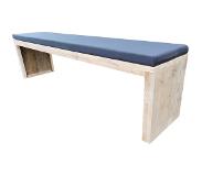 SandersWoodWorks Amsterdam Tuinbank Steigerhout - 180Lx43Hx38D cm