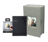 Canon Selphy QX10 Zwart + Case Premium Kit
