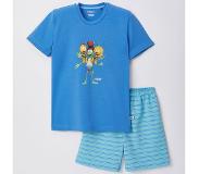 Woody pyjama jongens - blauw - Maya de bij - 221-1-CPD-Z/840 - maat 128
