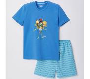 Woody pyjama jongens - blauw - Maya de bij - 221-1-CPD-Z/840 - maat 140