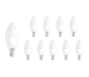 Spectrum Voordeelpak 10 stuks - E14 WiFi LED kaarsLamp - 5W vervangt 41W - 2700K 6500K - Bediening met de App