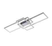 TRIO WiZ Thiago LED plafondlamp 104cm, nikkel