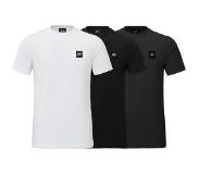 Malelions T-shirt Patch 3-Pack - White/Black/Antra | Maat M