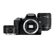 Canon EOS 250D + EF-S 18-55mm + EF-S 50mm - Zwart