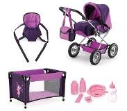 Bayer Poppenwagen MEGA Set Combi Grande