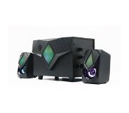 Ewent EW3526 2.1 Speakerset | verlichting | Bluetooth | FM radio | USB/SD/AUX input | USB Powered
