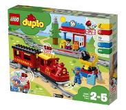 LEGO DUPLO Stoomtrein - 10874 Duwen en rijden maar: zo eenvoudig speel je met de stoomtrein