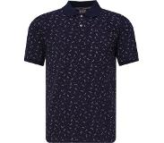 Scotch & Soda Casual overhemd Printed Pique Polo IN Organic Cotton Donkerblauw Heren | Maat S