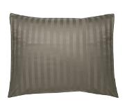 Ten Cate Streep Satijn Kussenslopen 2 stuks - 60x70 - Taupe