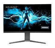 Medion ERAZER Spectator X10 Curved monitor | 68,6 cm (27'') | QHD-beeldscherm | 165 Hz | HDMI-aansluiting en DisplayPort