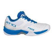 NOX AT10 Lux Heren - Sportschoenen - Padel - Smashcourt - White/Blue