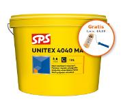 SPS Unitex 4040 Mat 4 Liter Maak Uw Keuze: 100% Wit