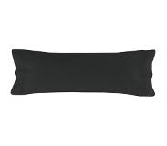 Happy Basics Kussensloop Evelien | Happy Basics katoen zwart 45x110x0.2 cm kussenslopen | NADUVI