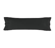 Happy Basics Kussensloop Evelien | Happy Basics katoen zwart 45x125x0.2 cm kussenslopen | NADUVI