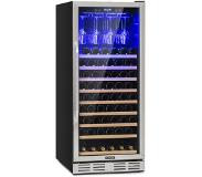 Klarstein Vinovilla Grande 127 Built-in Uno grote ruime wijnkoelkast 320 liter 127 flessen Led roestvrij staal