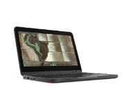 Lenovo 500e Chromebook Gen 3 11 Intel Intel Celeron N5100-processor 4 cores , 4 threads, 1,10 GHz, tot 2,80 GHz met Turbo Boost, 4 MB cache, Chrome OS, 64 GB eMMC 5.1 - 82JB000AMH