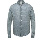 Cast iron Casual Overhemd Heren LM Antraciet | Maat: L | 50% katoen, 50% polyetheen