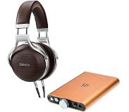 Denon Koptelefoon-set: HIP-DAC 2 + AH-D5200 Oranje