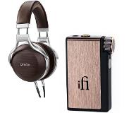 Denon Koptelefoon-set: GO BLU + AH-D5200 Zwart
