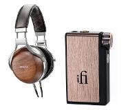 Denon Koptelefoon-set: GO BLU + AH-D7200 Zwart