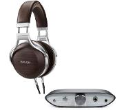 Denon Koptelefoon-set: Zen DAC V2 + AH-D5200 Zilver