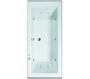 Sub 189 systeembad 180x80 cm injectie lucht pw6 +4 +2, wit