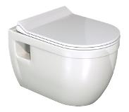 Linie Tempo hangtoilet glanzend wit randloos