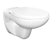 Linie Rino hangtoilet glanzend wit open spoelrand