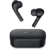 Aukey Bluetooth oordopjes EP-T21S Roze | Draadloze in-ear koptelefoon met intense bas | USB-C Quick Charge | 30 uur looptijd | Geïntegreerde microfoon | IPX6 waterdicht | Bluetooth 5