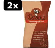 Cavom 2x CAVOM COMPLEET PUP/JUNIOR 20KG