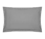 Atmosphera kussensloop set van 2 - Katoen - 50 x 70 cm - Grijs