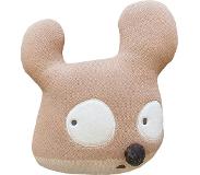 Lorena Canals Woolable - Edgar Plans Kids - Wollen kussen - Miss Mighty Mouse - 35 x 35 cm