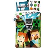 Minecraft KD - Minecraft, Creature - Dekbedovertrek - Eenpersoons - 140 x 200 cm - Katoen