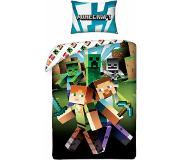 Minecraft KD - Minecraft - Dekbedovertrek - Eenpersoons - 140 x 200 cm - Katoen