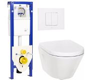 Ben Sito Compact Wandcloset Set Wit / Style Wit