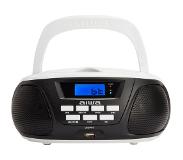 Aiwa BBTU-300BW Tragbares Stereosystem Analog & Digital 5 W Schwarz