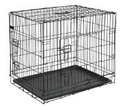 @Pet Hondenbench 107x70x77,5 cm metaal zwart 15004