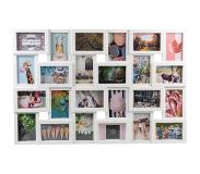 Henzo Fotolijst - Magnolia Gallery - Collagelijst Voor 24 Foto's - Fotomaat 10x15 Cm - Wit