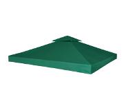 vidaXL Vervangend tentdoek prieel 310 g/m² 3x3 m groen