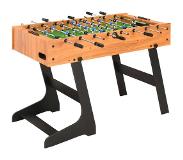 vidaXL Voetbaltafel inklapbaar 121x61x80 cm lichtbruin