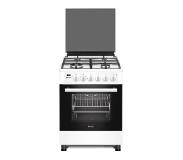 Wiggo WO-E639R(WW) Serie 9 - Gasfornuis - Wok - Wit