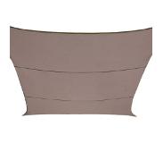 Perel ZONNEZEIL - RECHTOEK - 2 x 3 m - KLEUR: TAUPE