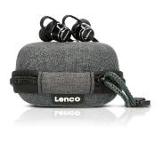 Lenco Sweatproof Bluetooth Oordopjes Inclusief Powerbank Case Lenco Epb-160bk Zwart-grijs