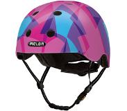 Partychimp fietshelm Urban Active roze/blauw mt 58 - 63 cm