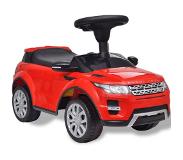 vidaXL Loopauto Land Rover 348 met muziek rood